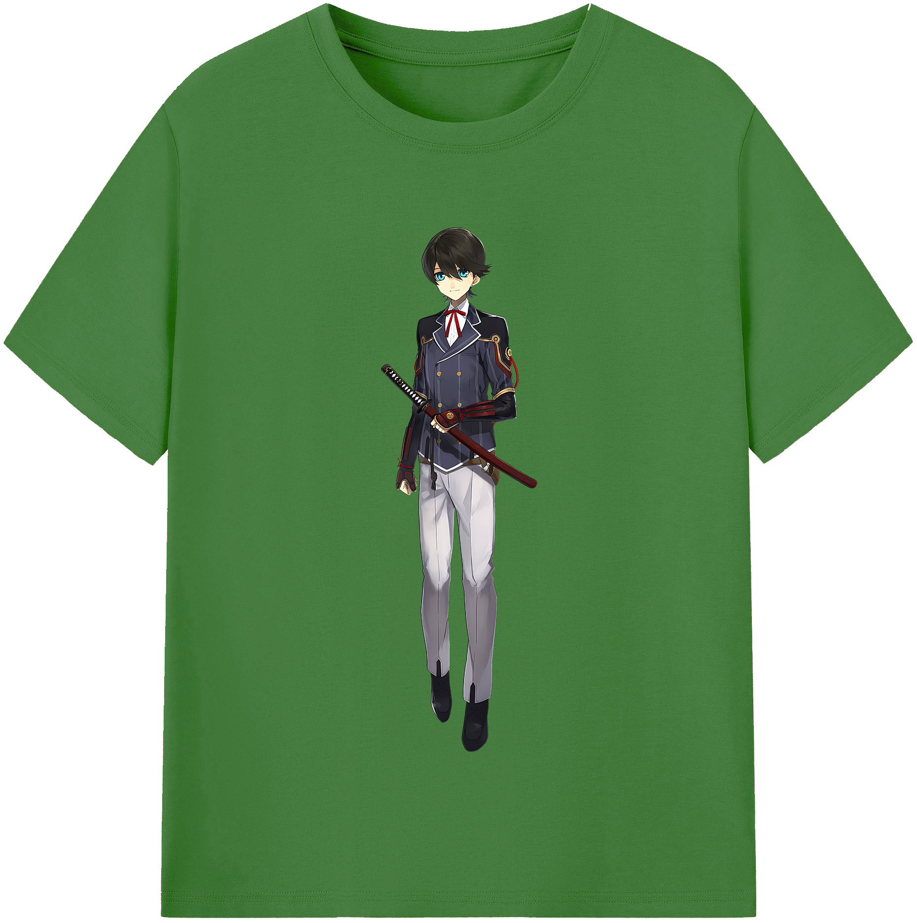（画像用） 刀剣乱舞 Touken Ranbu レディースカジュアルプリントTシャツ（綿100％）